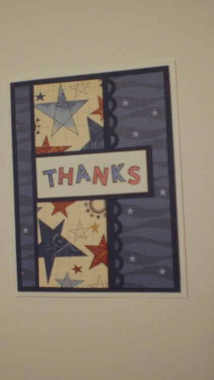 &quot;Thanks&quot; Card for OWH