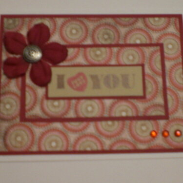 &quot;I Just Love You&quot; Card for OWH