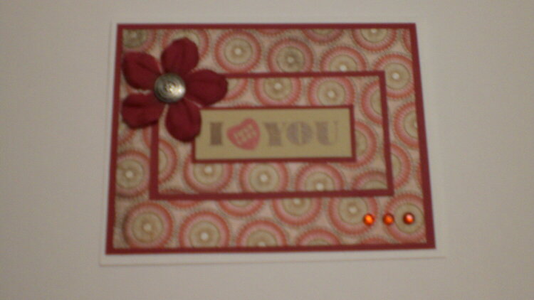 &quot;I Just Love You&quot; Card for OWH