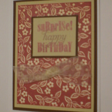&quot;Surprise: Happy Birthday&quot; Card for OWH