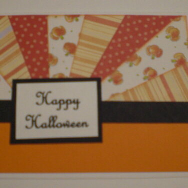 &quot;Happy Halloween&quot; Starburst Card for OWH