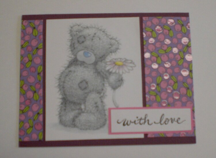 Tatty Teddy &quot;With Love&quot; Card for OWH