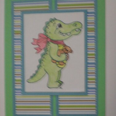 Baby Crocadile Card for OWH