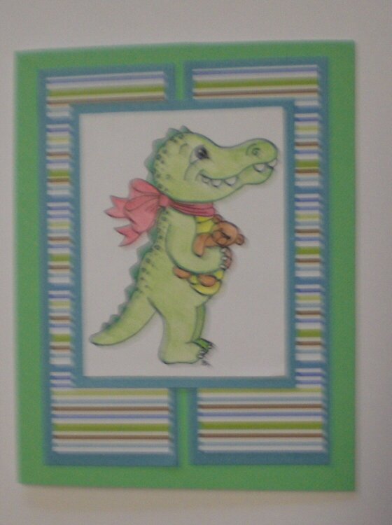 Baby Crocadile Card for OWH