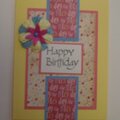"Happy Birthday" Card for OWH