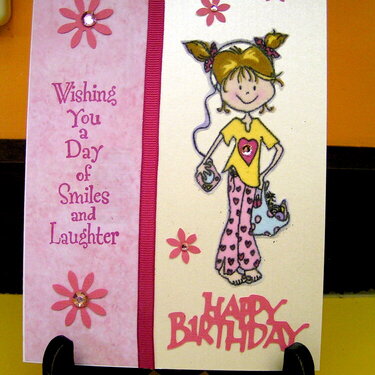 birthday card for Lisa