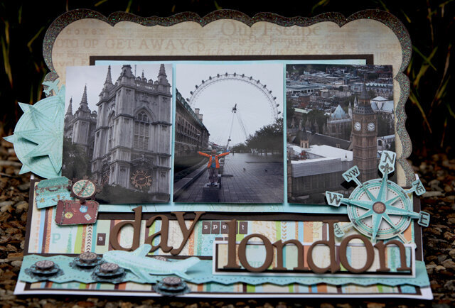 Day in London 3 D page by Alicia Barry