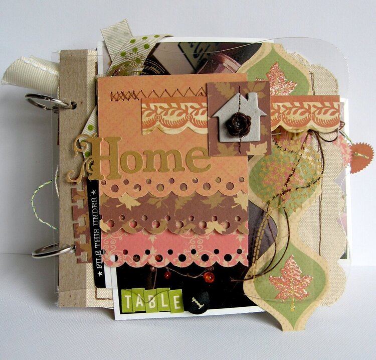 Home Mini Album Front by Emily Branch