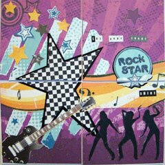 "Rock Star Wall Collage" by Karen Thind