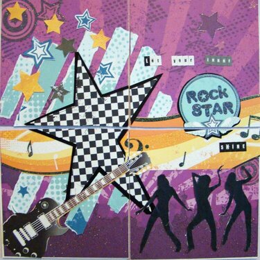 &quot;Rock Star Wall Collage&quot; by Karen Thind