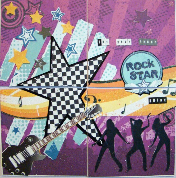 &quot;Rock Star Wall Collage&quot; by Karen Thind