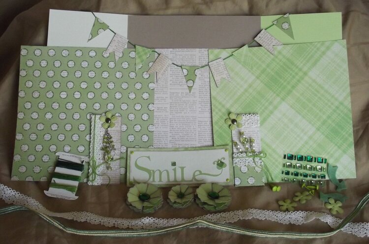 August Peridot Page Kit Swap