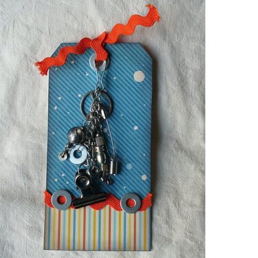 Junky Charm with Retro Tag