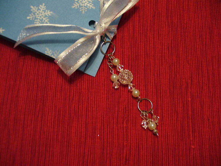 Winter Crystal Charm-close up