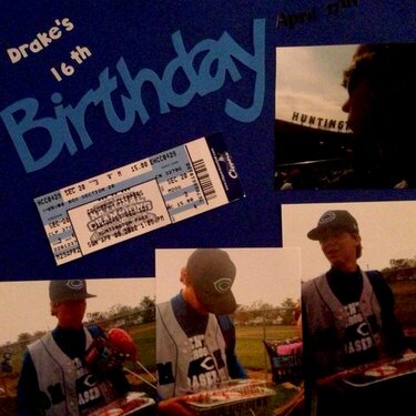 16th Baseball Birthday