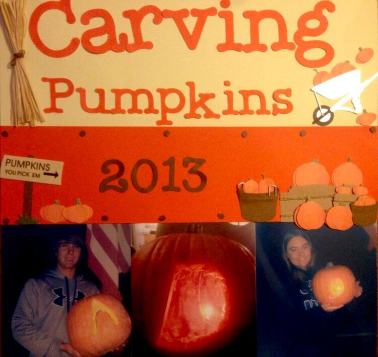 Carving Pumpkins 2013