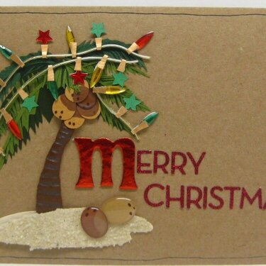 Palm Tree Christmas Card