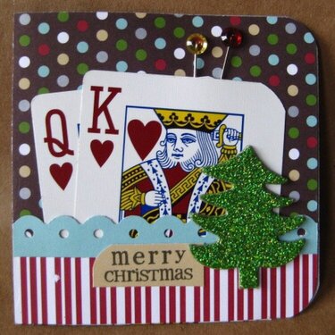 King of Hearts Christmas Card