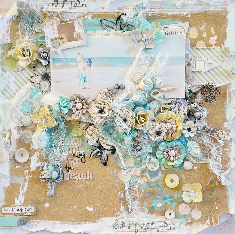 Take Me Away To The Beach *April Guest Designer Flying Unicorn*