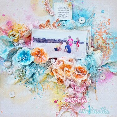 Seashells &amp; Sandcastles *C&#039;est Magnifique May Kit*