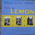 when life hands you a lemon...eat it!