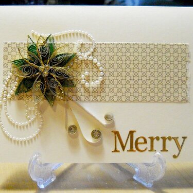 Quilled Christmas Card