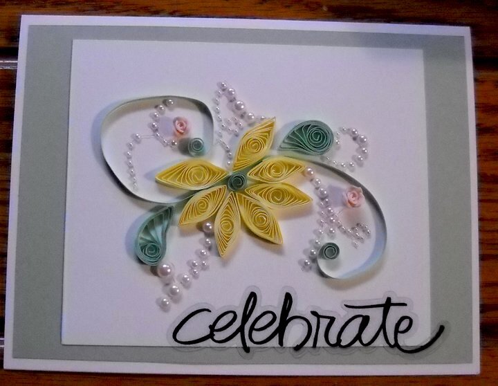 Christmas Quilled card