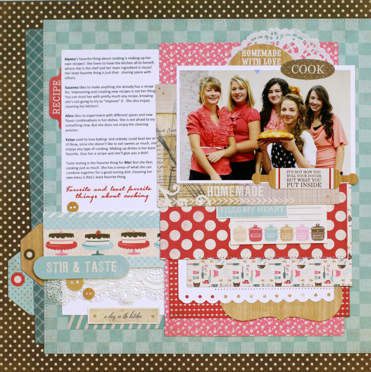 &quot;Homemade&quot; layout Carta Bella