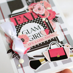 "Glam Girl" card