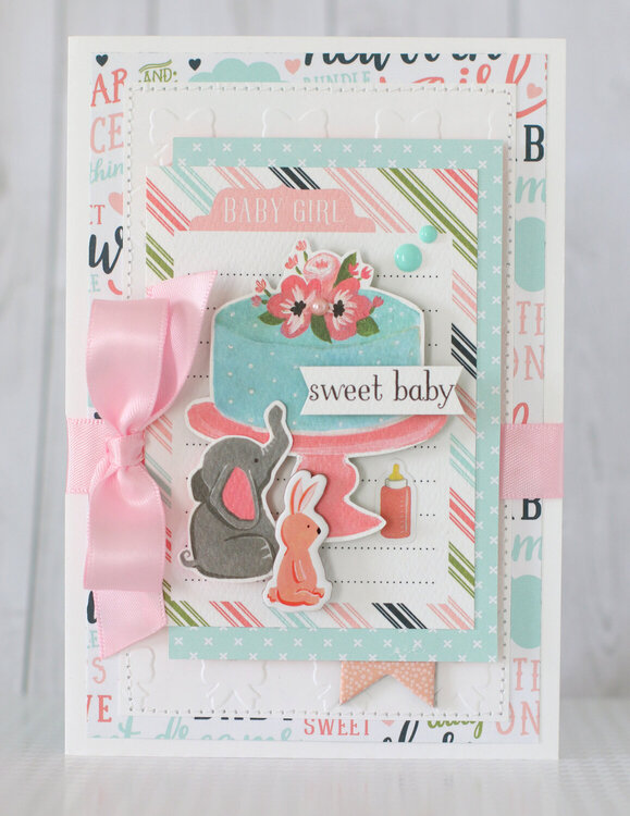 Carta Bella &quot;Sweet baby&quot; card