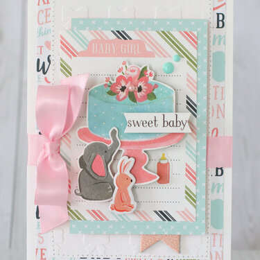 Carta Bella "Sweet baby" card