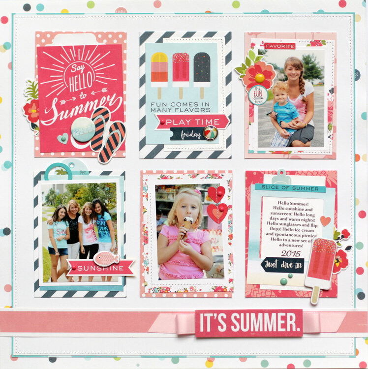 Echo Park "Summer Party" layout