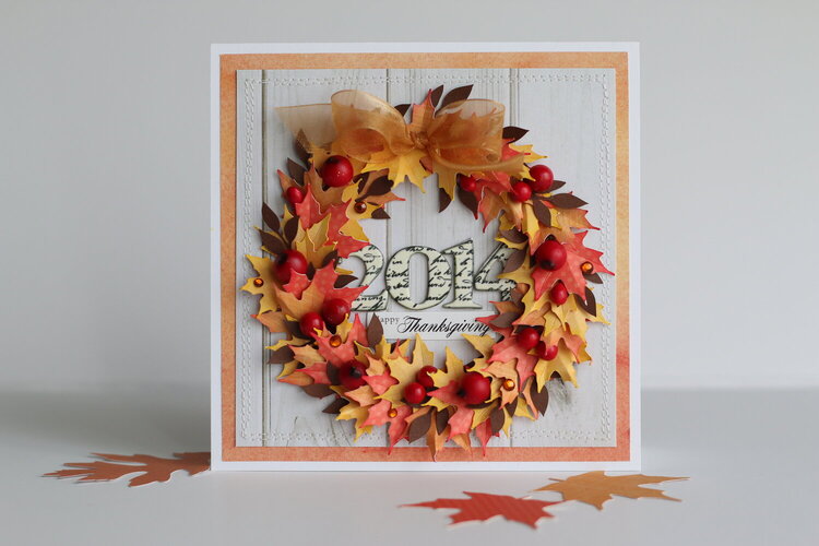 Fall Wreath Card