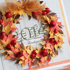 Fall Wreath Card