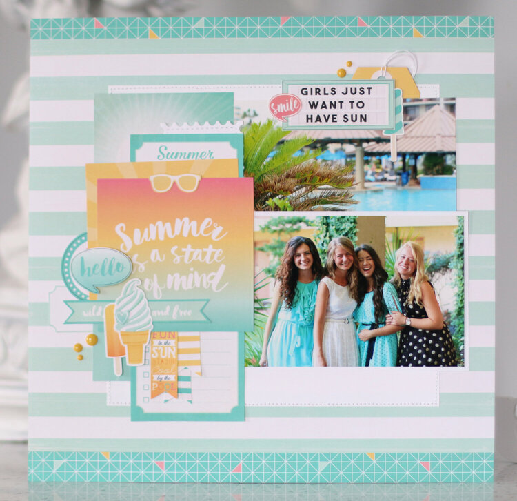 Echo Park &quot;Summer Dreams&quot; layout