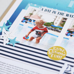 "Pool splash" layout