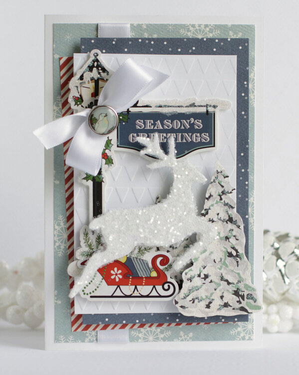 Carta Bella paper Christmas card