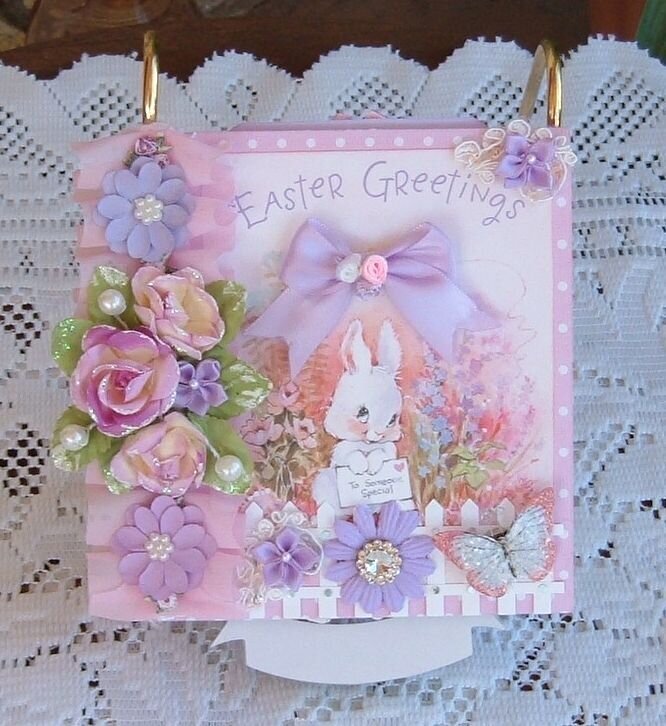 &quot; Easter Card &quot; Altered Anna Griffin