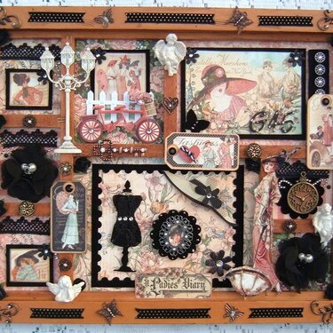 &quot;G45 Ladies Diary Altered Frame &quot;