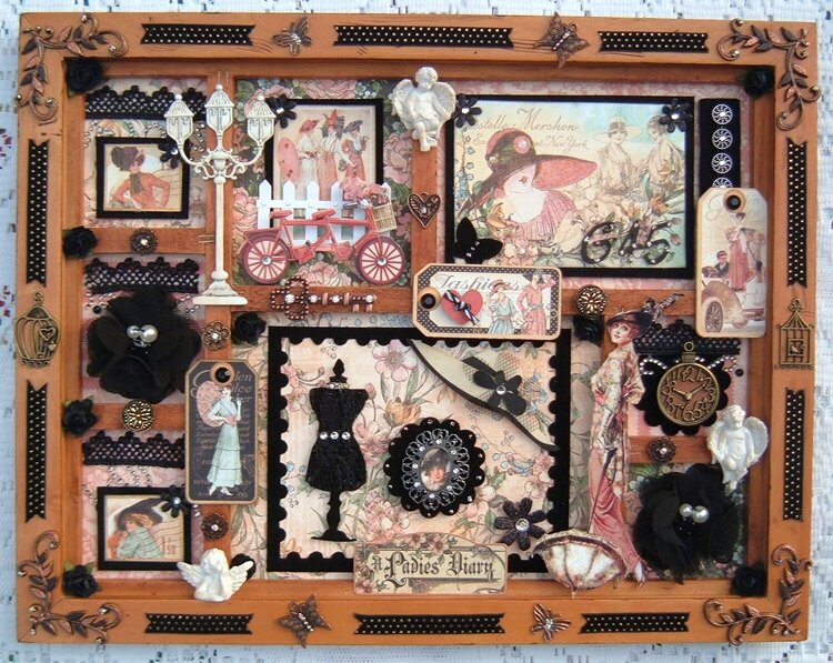 &quot;G45 Ladies Diary Altered Frame &quot;