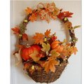 Fall Basket with Bees