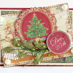 Victorian inspired Dec. 25th Christmas card