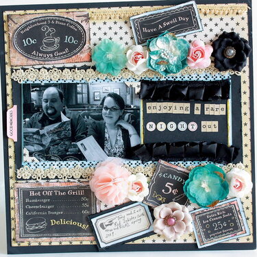 Enjoying a rare night out