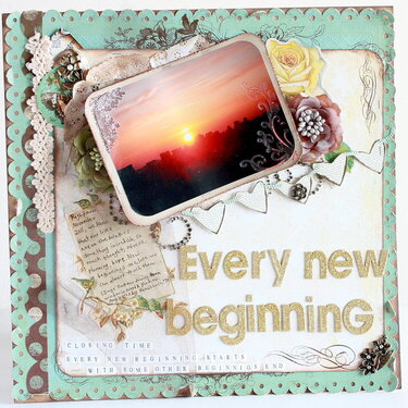 Every new beginning