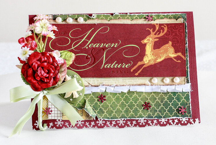 Heaven and Nature Sing Christmas card