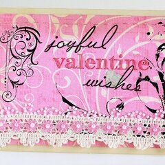 Joyful Valentine Wishes card
