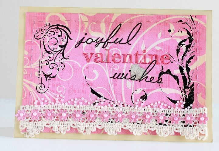 Joyful Valentine Wishes card