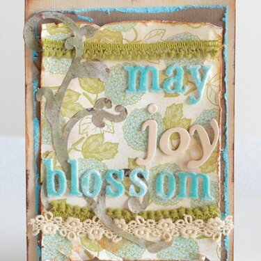 May joy blossom (birthday) card
