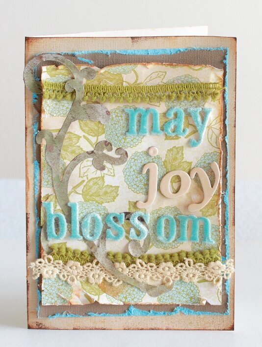 May joy blossom (birthday) card