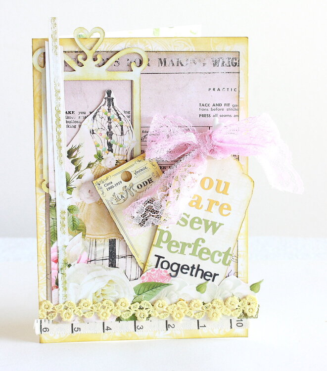 You are sew perfect together (anniversary) card